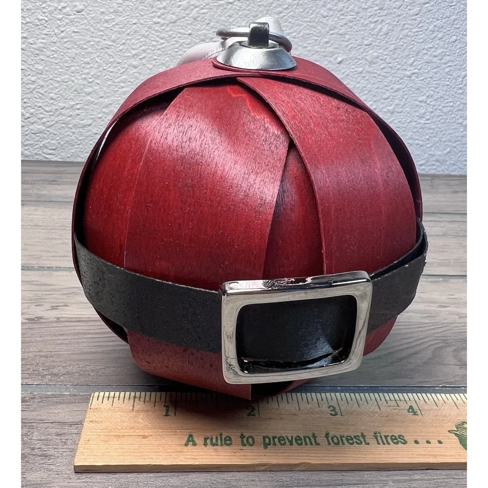 Longaberger 2013 Santa Belly Basket Christmas Ornament